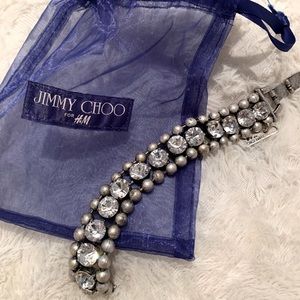 Jimmy choo for H&M crystal bracelet
